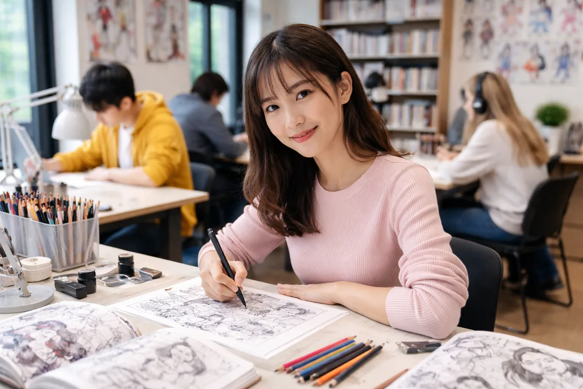 Comment étudier pour devenir mangaka dans une école de manga
