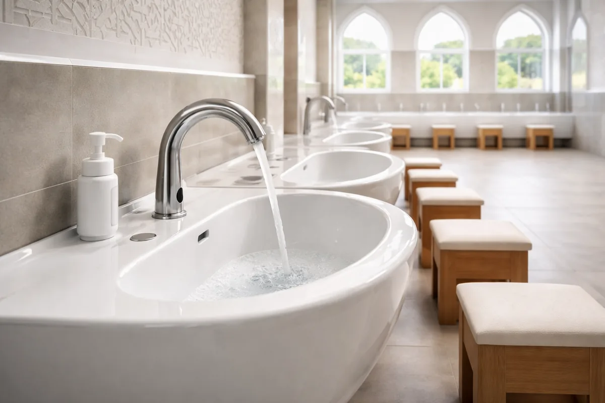 Comment choisir un lavabo d'ablutions en céramique antibactérienne adapté aux mosquées